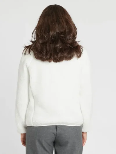 Champion silta baltos spalvos moteriska bomber stiliaus striuke is nugaros