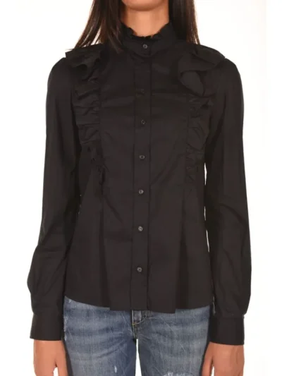 Pinko Mirto 01 juodi marskiniai