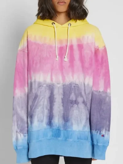 Moteriskas margas oversized dzemperis su gobtuvu