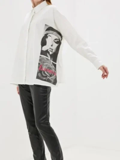 Silvian Heach moteriskis balti marskiniai is sono