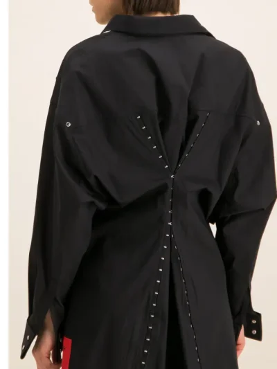 Diesel oversized stiliaus juoda suknele - marskiniai is nugaros