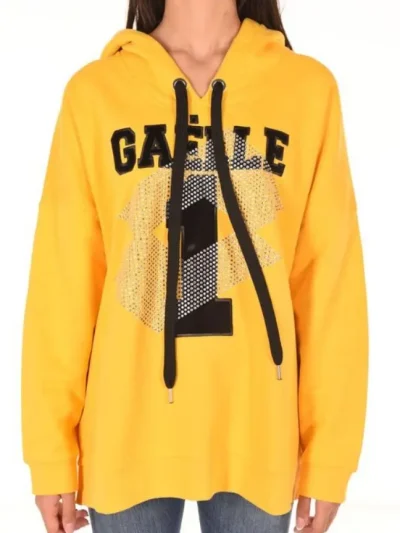 Gaelle x LOTTO geltonas oversized dzemperis