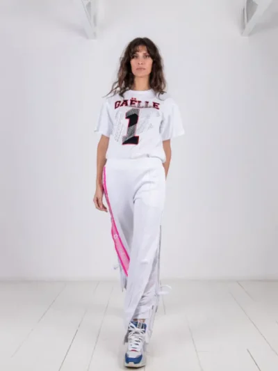 Gaelle X Lotto baltos moteriskos kelnes is priekio