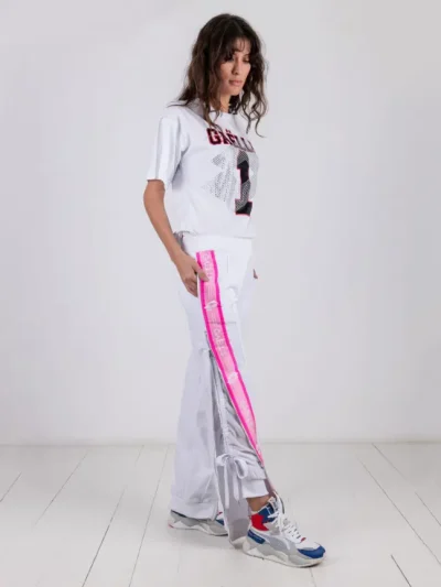 Gaelle X Lotto baltos moteriskos kelnes is sono