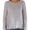 Met Moteriskas pilkas megztinis