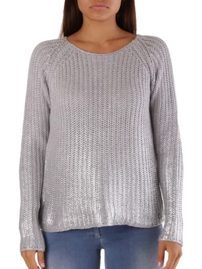 Met Moteriskas pilkas megztinis