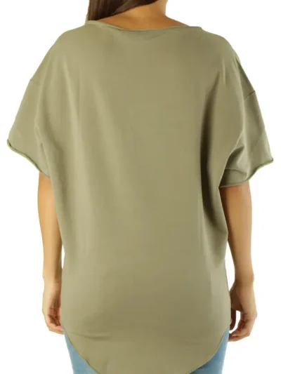 MET Moteriski zali marskineliai trumpomis rankovemis is nugaros