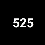 525 clothes brand logo