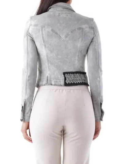 john richmond denim pilkas moteriskas svarkas is nugaros