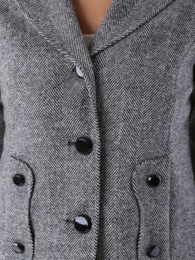 Trumpas pilkas moteriskas paltukas john richmond is priekio