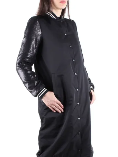 sexy women juoda moteriska bomber striuke is sono