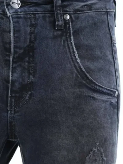 Sexy Women juodi plesyti dzinsai J3049 is desines puses