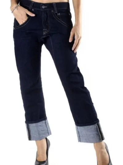 Sexy Women Moteriski melyni atlenkiami dzinsai is priekio