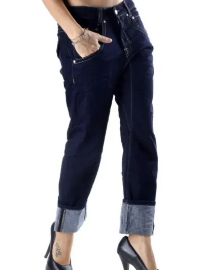 Sexy Women Moteriski melyni atlenkiami dzinsai is desinio sono