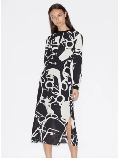 Armani Exchange moteriska juoda suknele