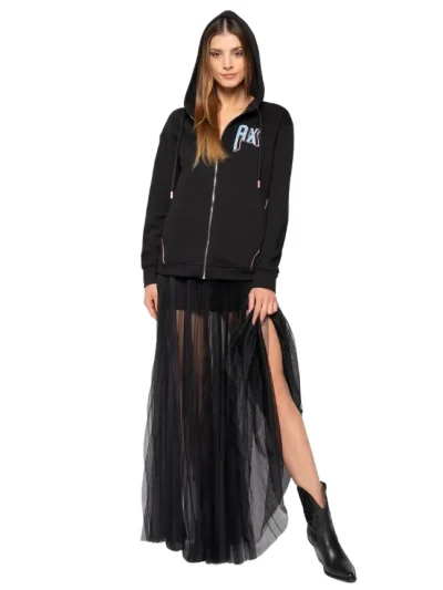 Moteriskas Juodas dzemperis Armani Exchange is priekio