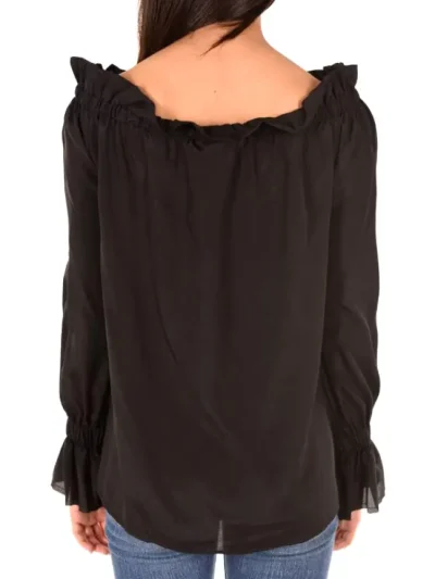 Moteriska Juoda palaidine Gaelle Paris is nugaros