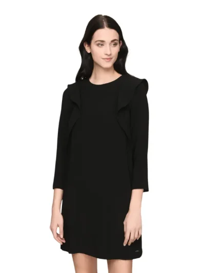 Moteriska Juoda Midi suknele Armani Exchange