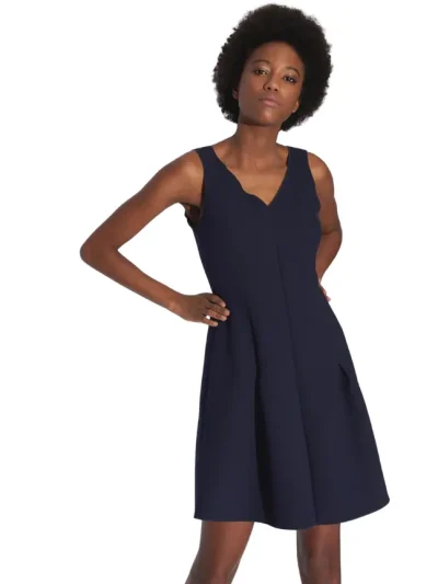 Moteriska melyna suknele be rankoviu Armani Exchange