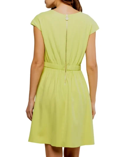 Moteriska Geltona Midi suknele Armani Exchange is nugaros