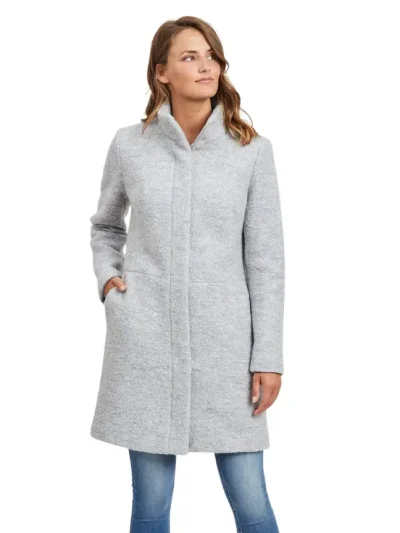 Moteriskas Pilkas paltas VILA