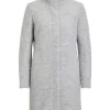 Moteriskas Pilkas paltas VILA is toli