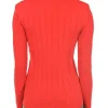 Moteriskas raudonas megztinis IZAR PINKO is nugaros