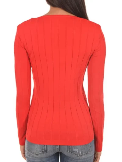 Moteriskas raudonas megztinis IZAR PINKO is nugaros