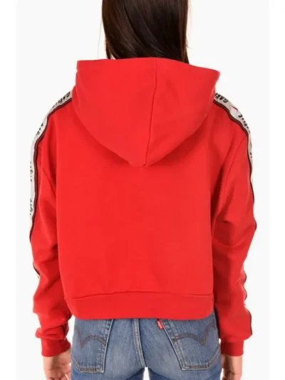 Moteriskas Raudonas oversized dzemperis Gaelle Paris is nugaros