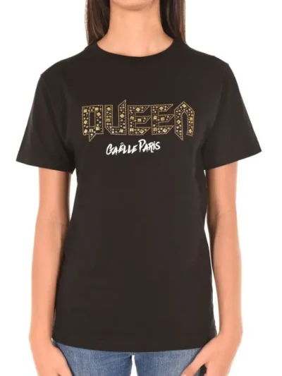 Gaelle Paris moteriska juoda maikute trumpomis rankovemis