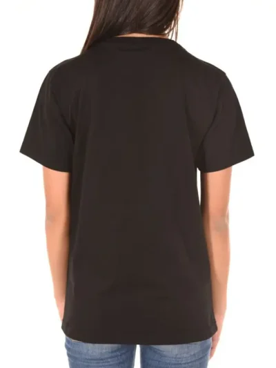 Gaelle Paris moteriska juoda maikute trumpomis rankovemis is nugaros