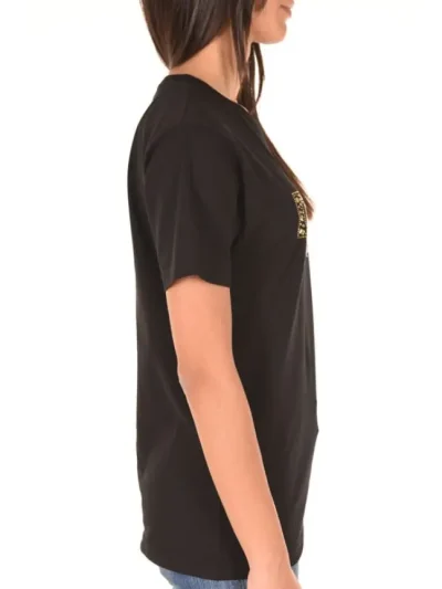 Gaelle Paris moteriska juoda maikute trumpomis rankovemis is sono