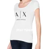Moteriski Balti marskineliai Armani Exchange