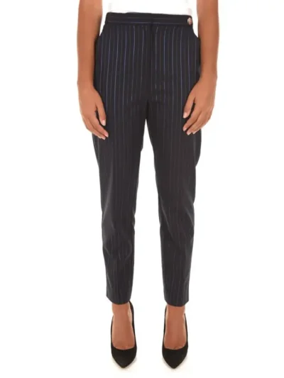 Moteriskos Melynos dryzuotos kelnes Triangolo Pinko