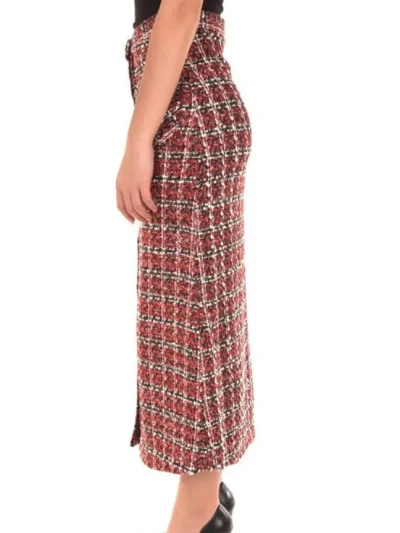 Raudonas ilgas sijonas Gaelle Paris is sono