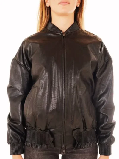 Moteriska eko odos bomber striuke Twinset is priekio