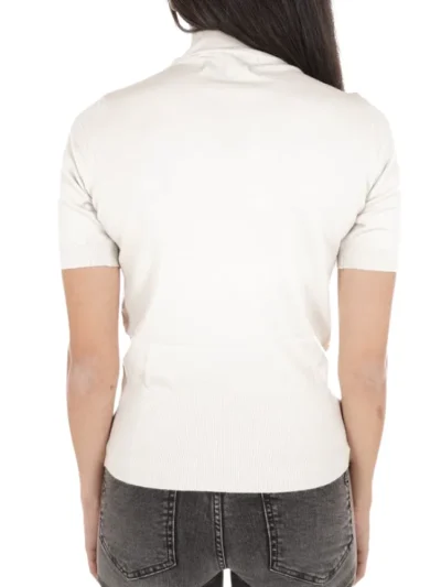 Moteriska palaidine trumpomis rankovemis Gaelle Paris is nugaros