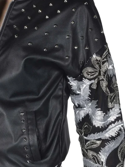 sexy women juoda moteriska bomber stiliaus striuke is arti