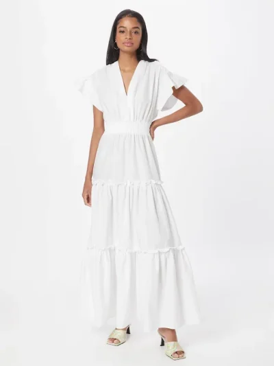 Moteriska ilga balta suknele Pinko Pelegrino