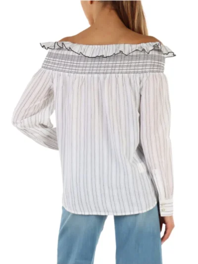 PINKO Moteriska balta palaidine Affranto is nugaros