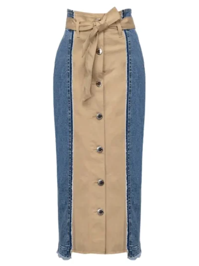 PINKO Moteriskas ilgas sijonas Clark is nugaros